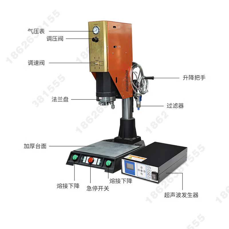 超音波塑焊机自动追频超音波焊接机塑胶熔接机5k2k精密深度焊接