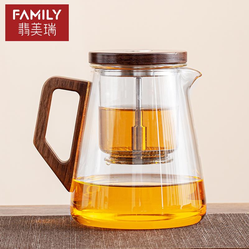 第五代飘逸杯泡茶壶茶水分离硼硅飘逸壶茶具装