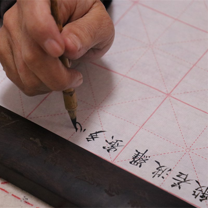 古法水彩毛笔水彩描红工笔画笔鸡距笔兔狼毫勾勒描线渲染用毛笔