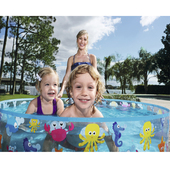 儿童游泳池小孩戏水捞鱼池室内洗澡玩水养鱼池大号免充气