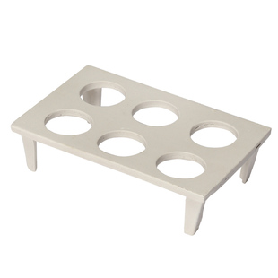 闽玻 一个 陶瓷坩埚架孔9孔实验室挥发坩埚架马弗炉坩埚架耐高温