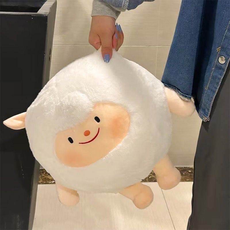 蛋仔派对蜜蜂on羊玩偶抱枕咩咩东东羊公仔毛绒睡觉