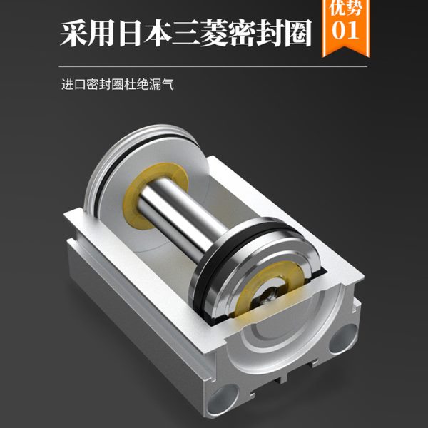 气缸小型气动sda32生产配件大全大推力长行程亚德客薄型开关