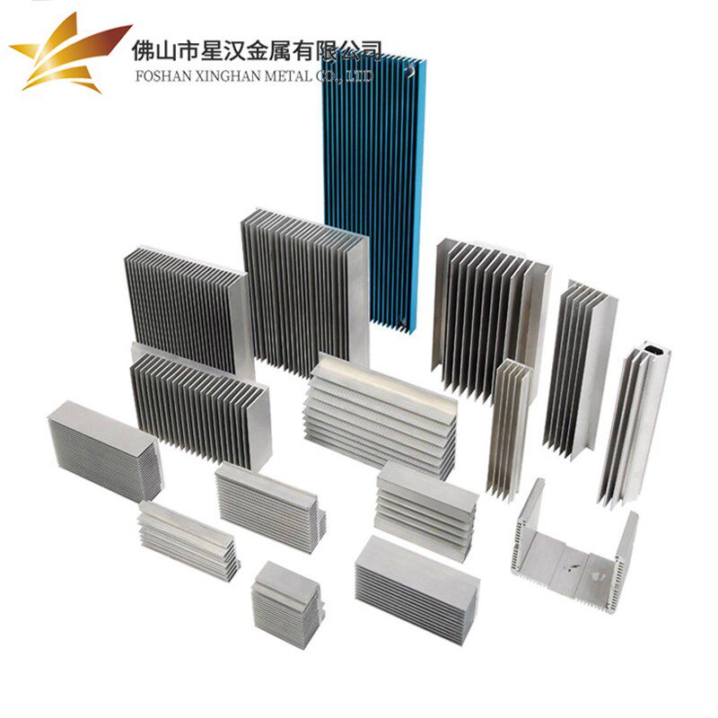 定制散热片冲压散热片板铝合金水冷密齿水暖型材电子大功率散热器
