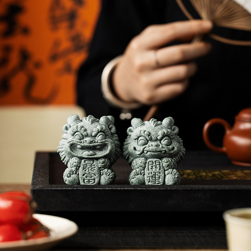青砂石暴富运茶宠创意养茶具精品茶桌茶玩装饰品