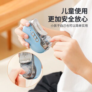 电动指甲刀指甲剪老人婴儿童智能防飞溅剪磨一体美甲灯修剪器家用
