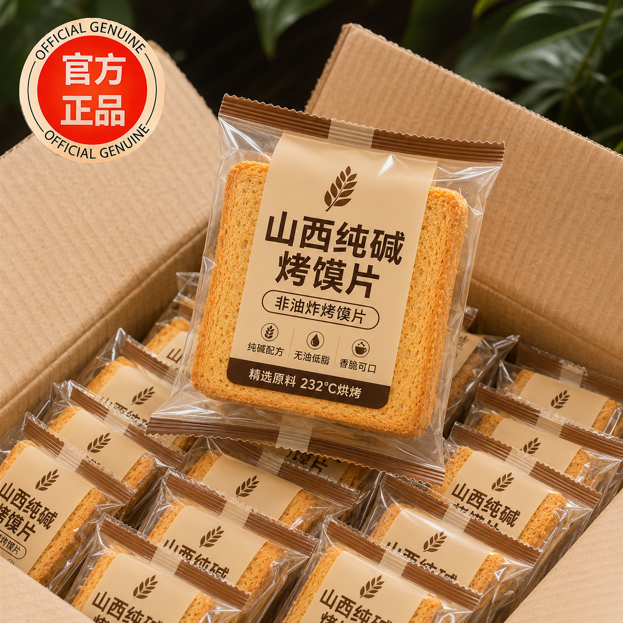 官方正品正宗纯碱烤馍片麻辣味牛肉味非油炸烤馒头片粗粮解馋小吃