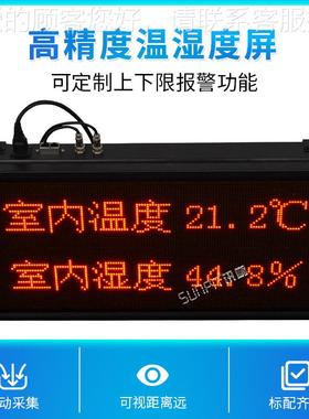 讯鹏L869ED温湿度显示屏u4-20ma -模拟量010vPLC modbs通讯电子看