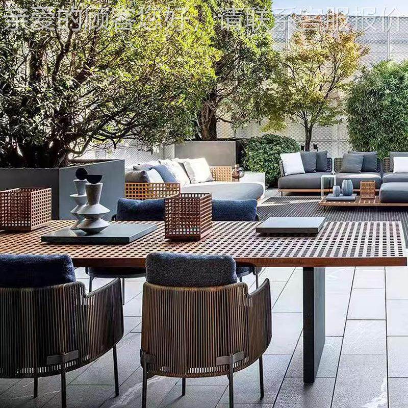 外发藤编沙组合别518户墅庭院花师园露天休闲藤椅设计样板房室外,住宅家具,户外沙发,淘宝优惠券,粉丝福利购,淘宝优惠卷