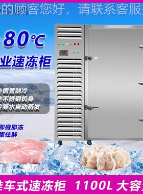 大型CYSD-110水饺加工速冻冷机-80度推车 式风急冻柜 海鲜包子冻