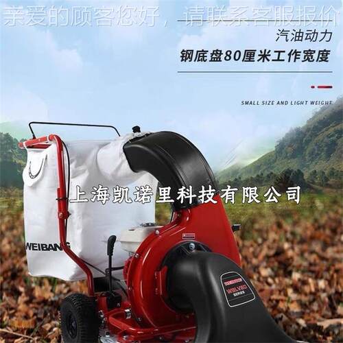 LWB51406吸叶燃机手推油吸尘机自走V式落叶吸叶机园林吹吸落叶