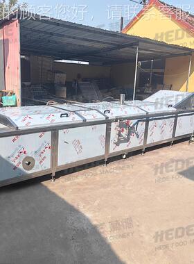 水果清流洗洗杀菌机 果汁加工FTN榨菌汁水线 全自动鱼皮杀清机