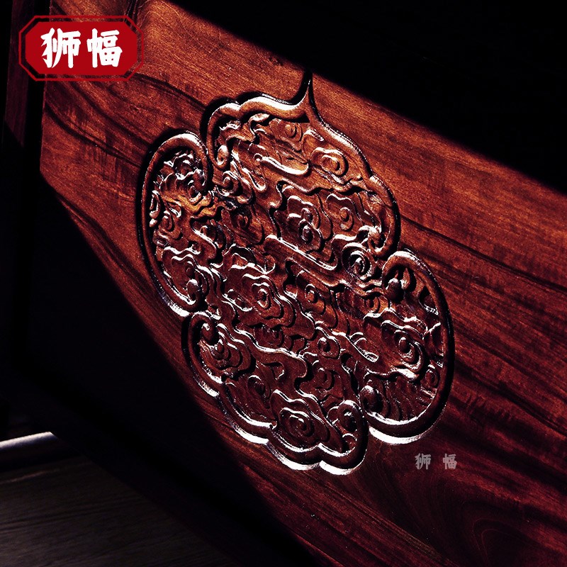 阔叶黄檀东非黑酸枝红木茶桌椅组合实木中式仿古功夫泡茶台