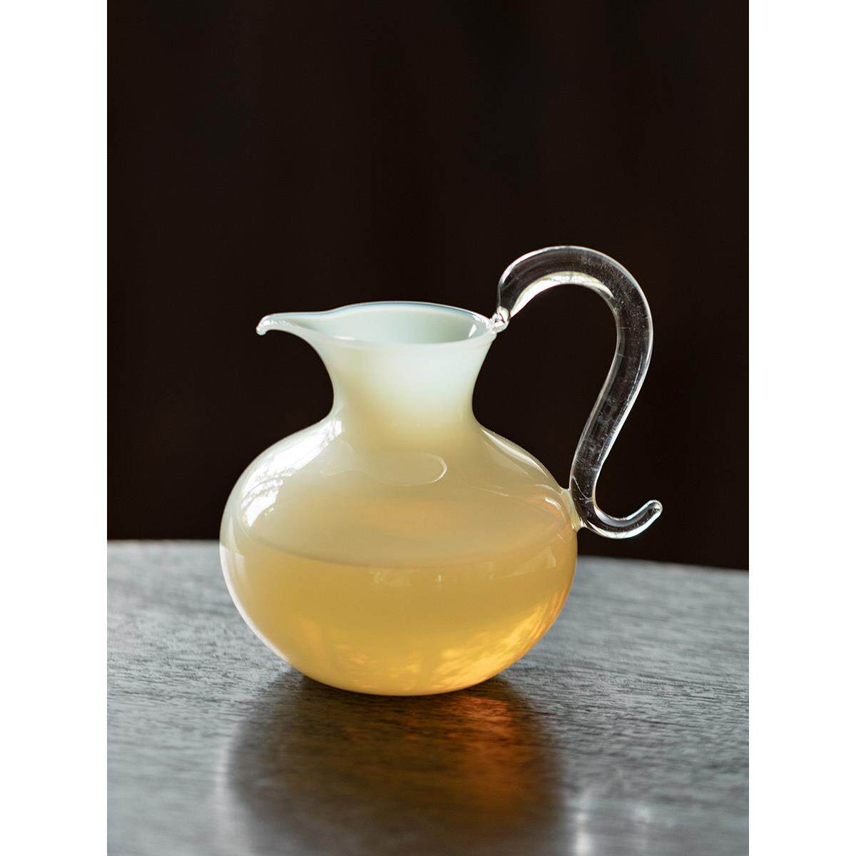 范如冰玉高价值玻璃博览会杯新中国风原创手工茶隔板经典功夫茶具