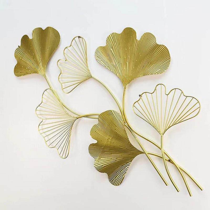 北欧墙面装饰创意客厅挂件玄关墙饰金属立体背景墙上挂饰轻奢壁饰