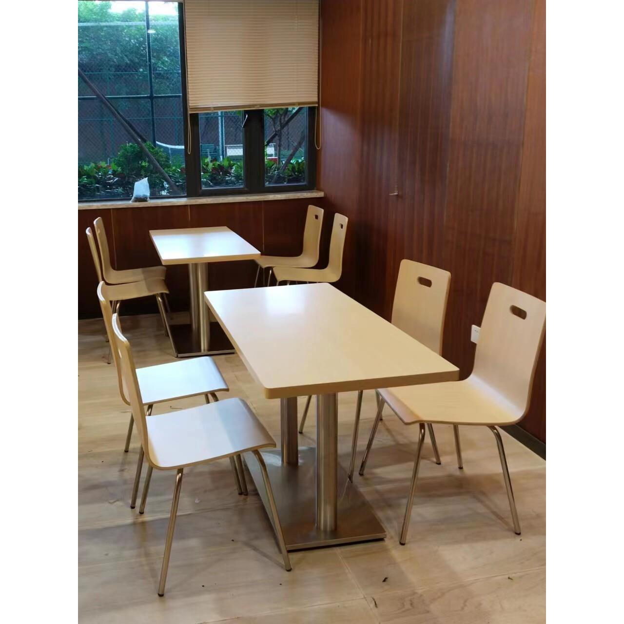 肯德基快餐店桌椅奶茶面馆小吃早餐麻辣堂食堂餐厅桌椅分割组合