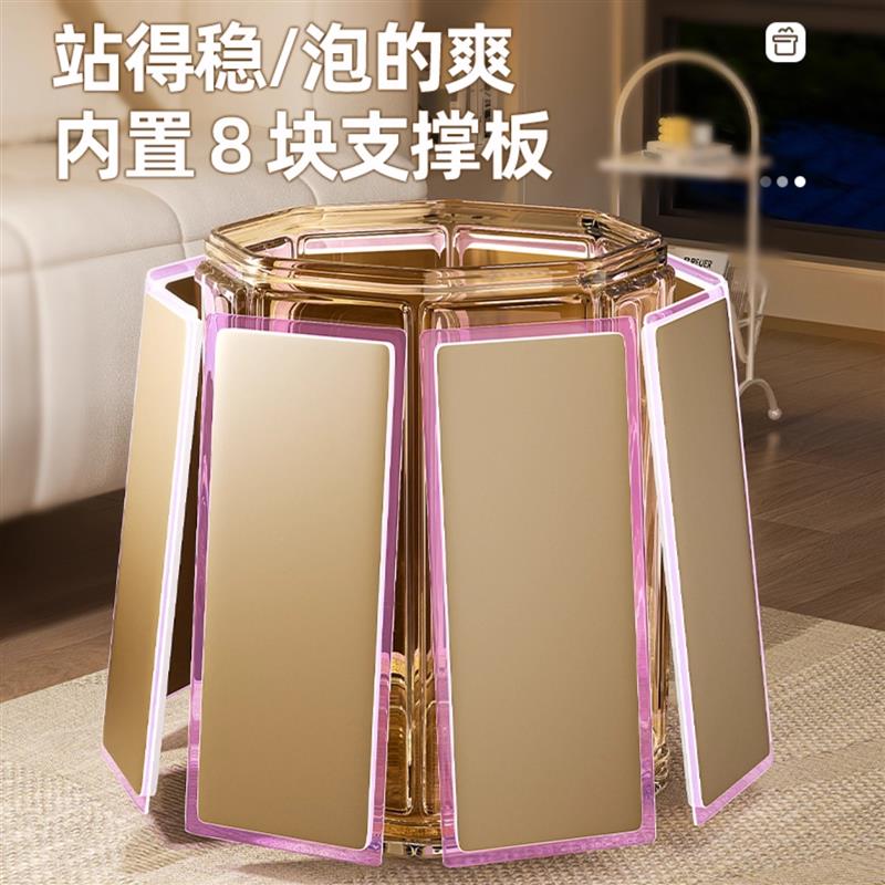 可折叠泡脚袋加高过小腿家用泡脚桶便携式洗脚盆足浴2025新款