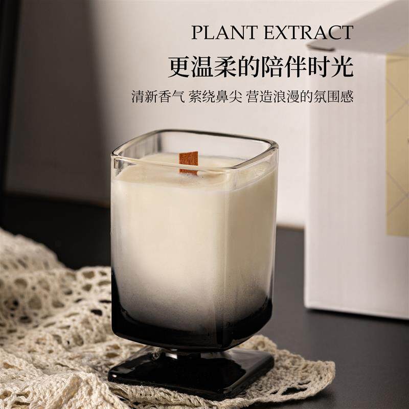 小众高级感香薰蜡烛家用卧室内大豆蜡持久留香手工氛围感摆件礼物图片