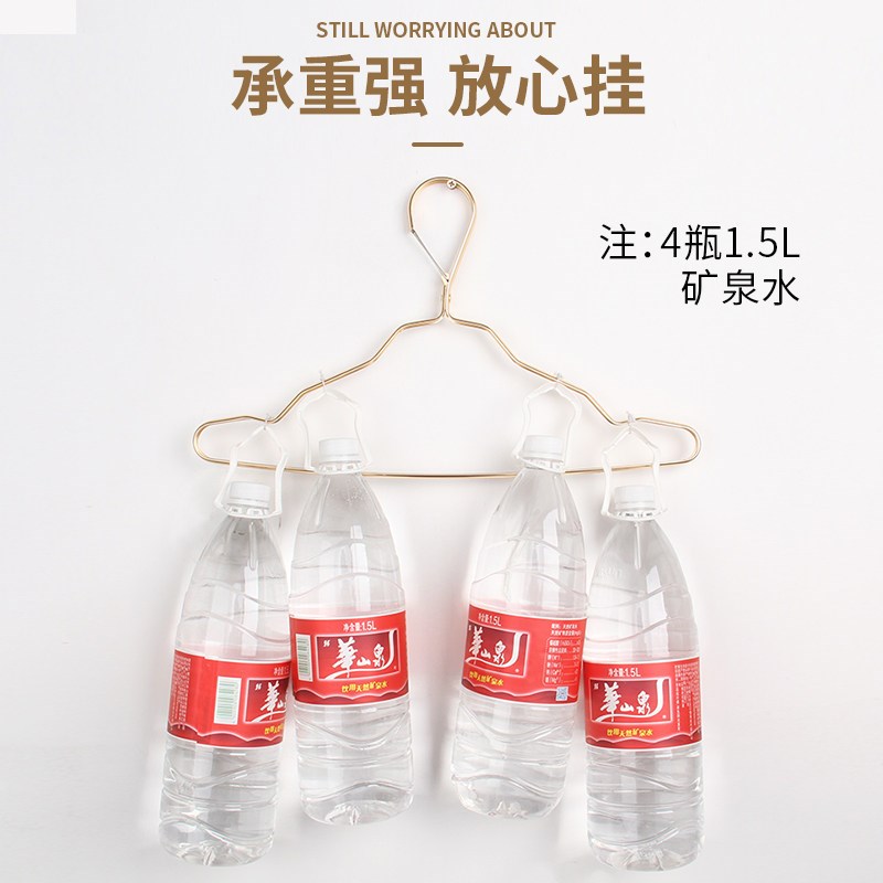 铝合金好防风防掉衣架加厚太太衣服架家用室外衣架子挂衣架黑色