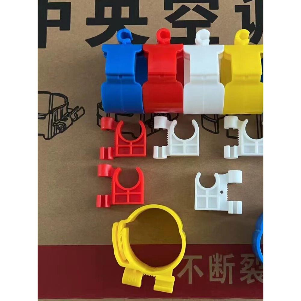白色空调管扣尼龙夹第二卡8英里丝杆线扣悬挂代码安装第二卡夹夹
