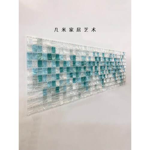 亚克力挂画现代高级餐厅墙面装饰画横幅创意壁画大型立体艺术装置