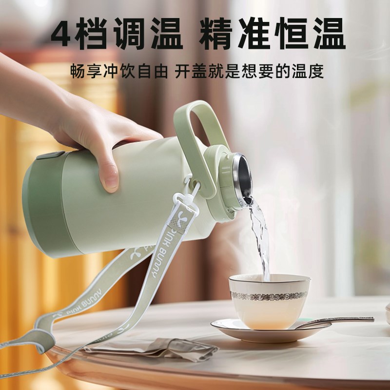 班尼兔便携式烧水壶恒温小型旅行加热烧水杯1升大容量电热水壶316图片