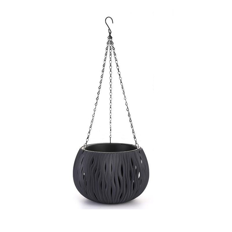 创意吊盆镂空树脂仿藤编吊悬挂式花盆塑料绿萝常春藤垂吊挂盆