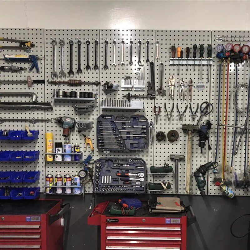 工具挂板墙汽修工具架方板挂钩上墙挂板洞洞板货架物料架工具架