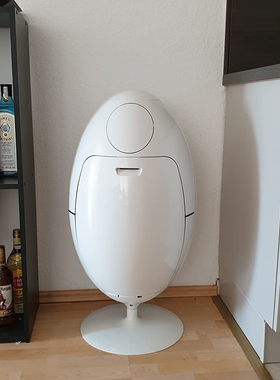 意大利oldi Deign创意旋转恐龙蛋带盖垃圾桶家用大号垃圾分类桶