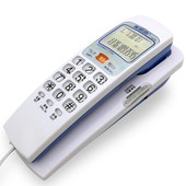 美思奇壁挂式 电话座线固定小巧分免电池来电显示