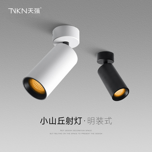 明装小山丘防眩光度单头玄关照画客厅背景墙洗墙灯