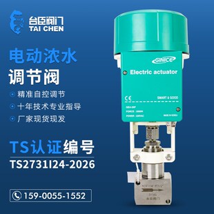 电动不锈钢浓水调节阀小流量微型阀小口径针型高精密微量控制阀