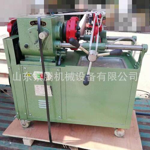 可车正反丝圆钢套丝机 电动钢结构螺栓绞丝机 地脚螺栓车丝机厂家