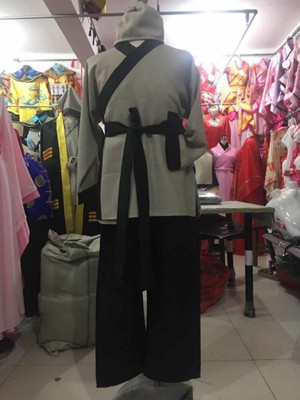 古装男款汉服古代平民百姓商人船夫马夫影视群组舞台演出服装戏服