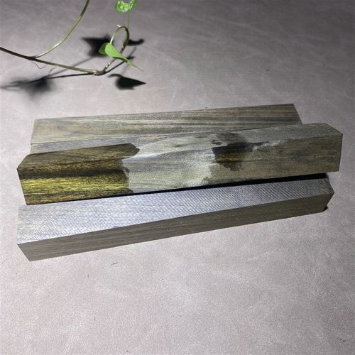 包邮小叶阴沉金丝楠乌木料佛珠手串手链料笔杆料木方条雕刻刀柄料