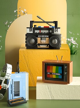 复古电脑桌面摆件装饰品办公室客厅创意房间改造小物件电视柜男生