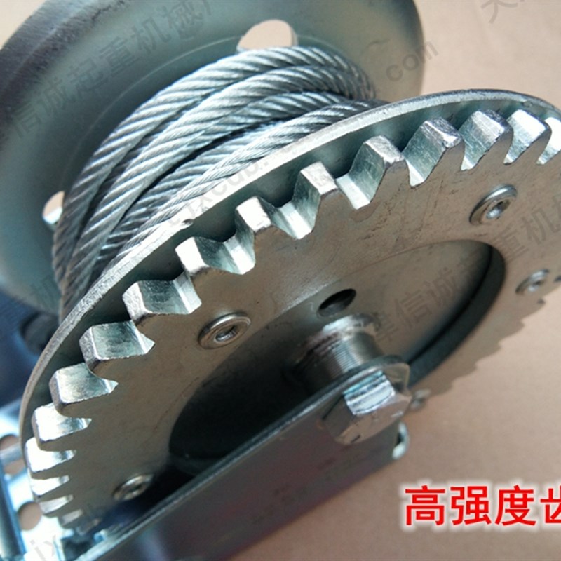 手摇绞车绞盘手动卷扬机小吊机吊车手动葫芦钢丝绳拉紧器牵引机