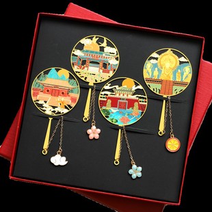 河南特色景点金属书签开封府万岁山龙门石窟定制纪念品礼物