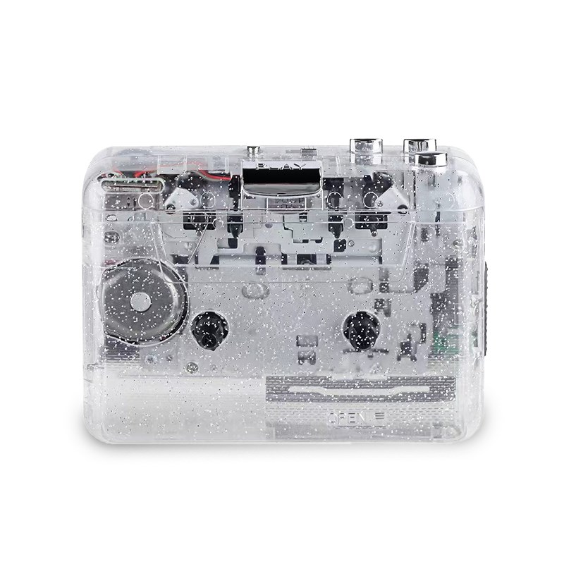 透明磁带机磁带播放机小型复读机老式卡带机便携随身听电脑转MP3