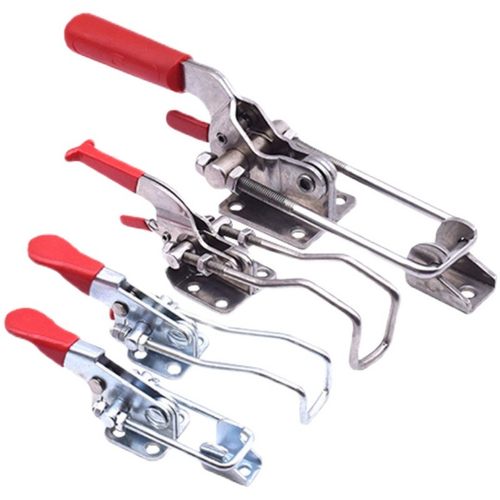 40341带自锁锁扣重型锁夹箱扣搭扣把手不锈钢快速夹具门栓式夹钳