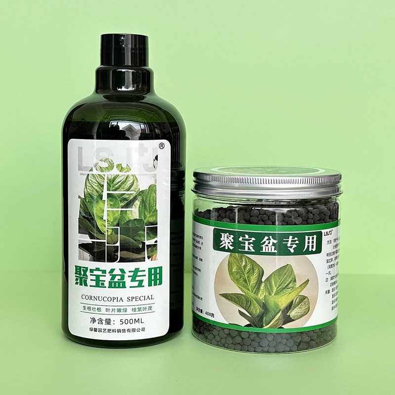 聚宝盆专用肥招财肥料营养液复合肥有机肥颗粒缓释肥家园艺盆栽景