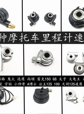 踏板车125鬼火战速福喜迅鹰太子125码表齿迈速轮咪表齿里程计速齿