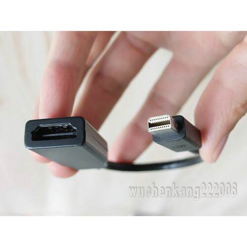 原装mini dp转hdmi母高清线4K转接线surface电脑/MacBook/联想X1