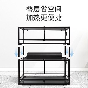 新派宠物瑞皮陆乌龟饲养箱鬃狮蜥蜴爬宠虫热带雨林生态缸