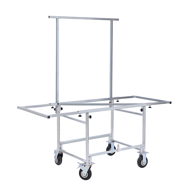 加厚移动手推摆摊车夜市摆摊折叠桌带轮子可拆卸货架子手推摆摊车