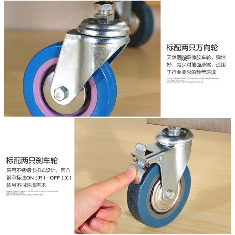 不锈钢抢救车急救车器械车医院抢救护担架车小推车手术推车仪器车