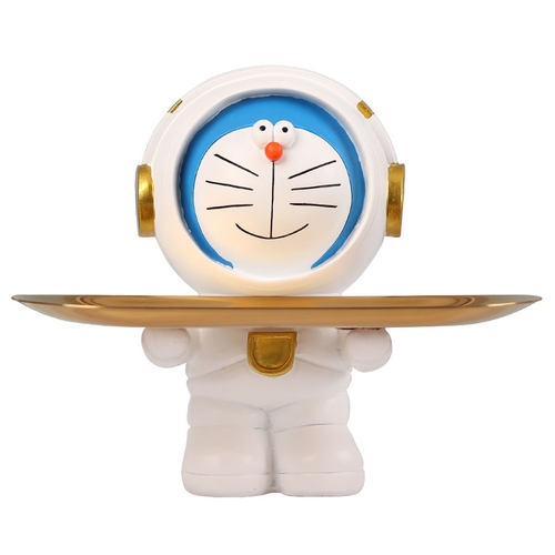 创意机器猫收纳托盘支架架摆件店道具展示架搁架
