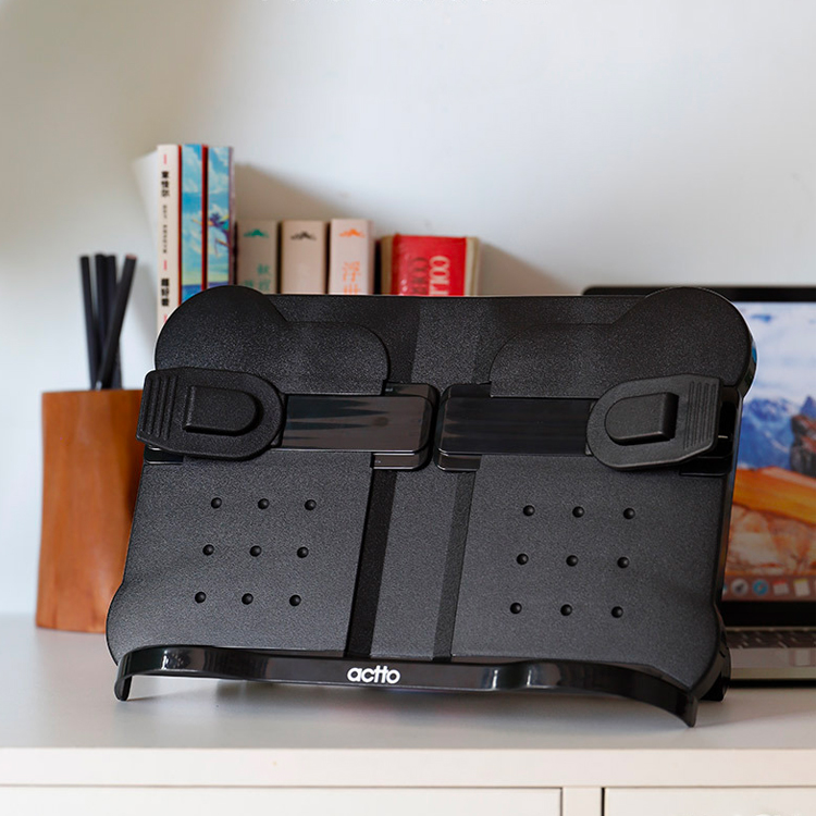 韩国actto简易桌上学生读书架儿童坐姿矫正器伸缩书夹网红阅读架