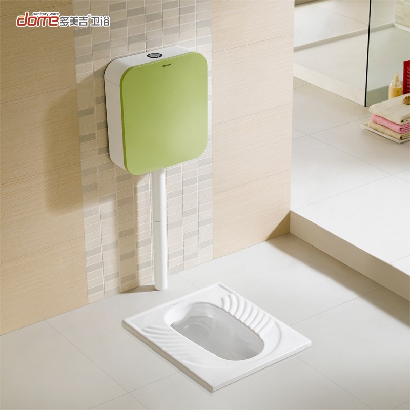 多美吉节能蹲便器 水箱 整套 套装 蹲厕防臭带存水弯蹲便器蹲坑
