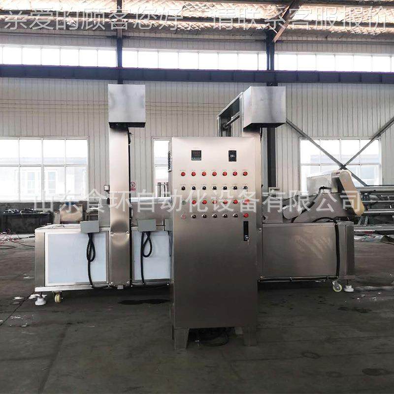 续式油连炸设上RHV备 全自动高油炸线 鸡块鸡温排浆挂糊线,清洗/食品/商业设备,休闲食品加工设备,淘宝优惠券,粉丝福利购,淘宝优惠卷